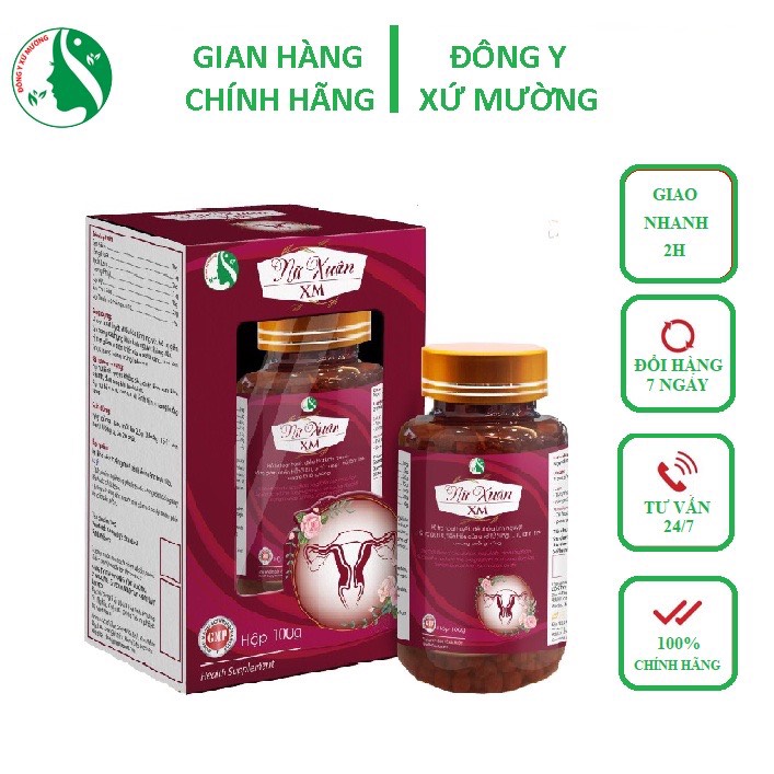 Nữ Xuân XM Giúp Điều Hòa Kinh Nguyệt, Cân Bằng Nội Tiết Tố Nữ, Hỗ Trợ Điều Trị U Xơ U Đa Nang - Nữ Xuân Xứ Mường Sức Khỏe Sắc Đẹp Và Sinh Lý Nữ
