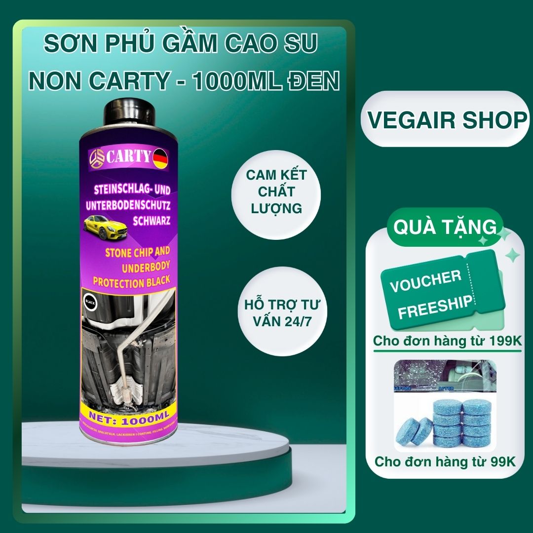 [ COMBO 2 Chai ] Sơn phủ gầm ô tô cao su non WURTH- sơn chống xét gỉ - sơn chống ồn cho xe -  Vegair Shop