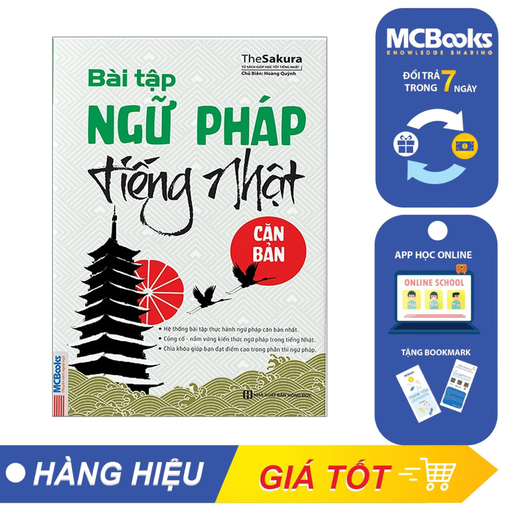 Sách - bài tập ngữ pháp tiếng nhật căn bản - mcbooks