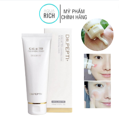 Sữa Rửa Mặt Tạo Bọt Dr.Pepti+ Galacto Cleansing Foam 110ml