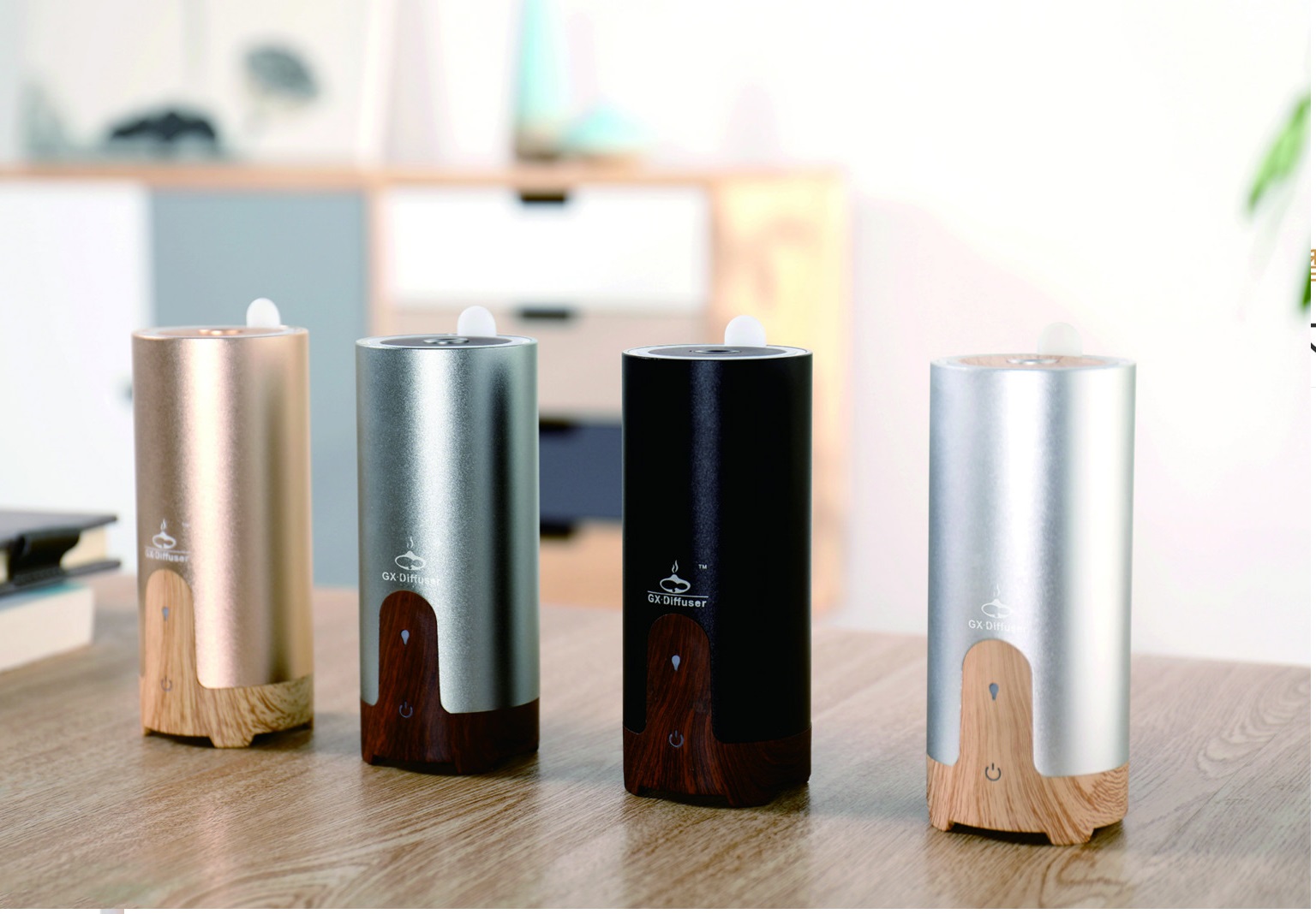 Máy xông tinh dầu ô tô GX-Diffuser siêu bền-BH 1 năm