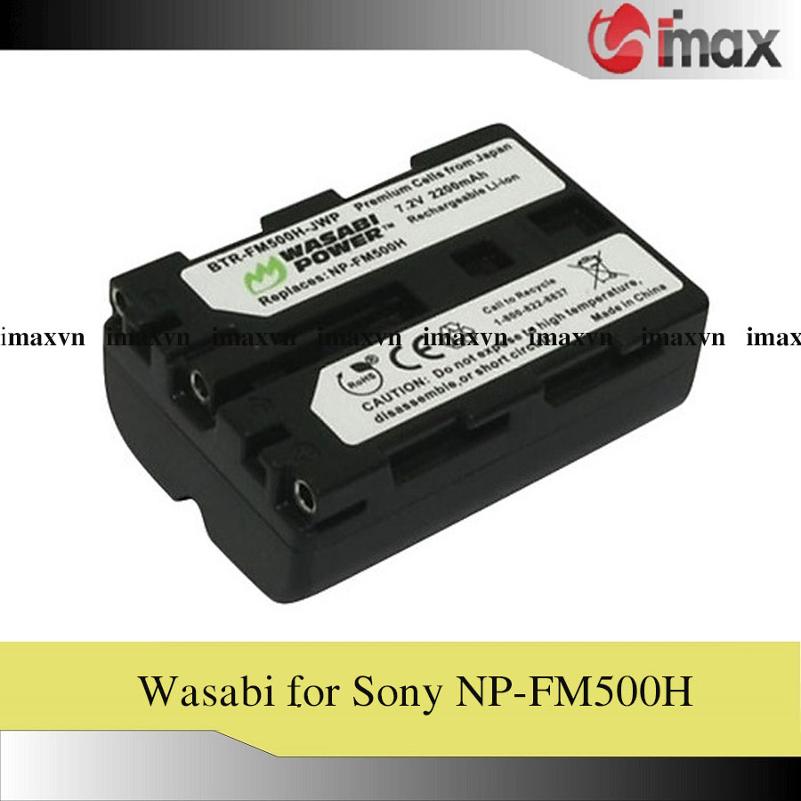 Pin máy ảnh Wasabi for Sony NP-FM500H
