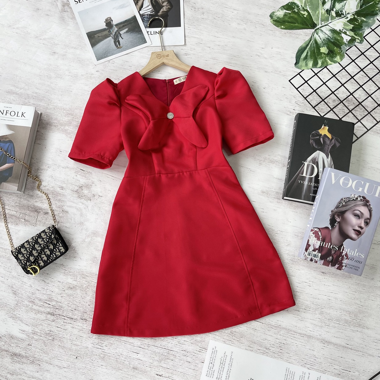 Đầm bigsize tú mỡ đầm bigsize nữ thiết kế đầm bướm rosy thiết kế thon gọn tôn dáng da0150 đủ size 45-85kg