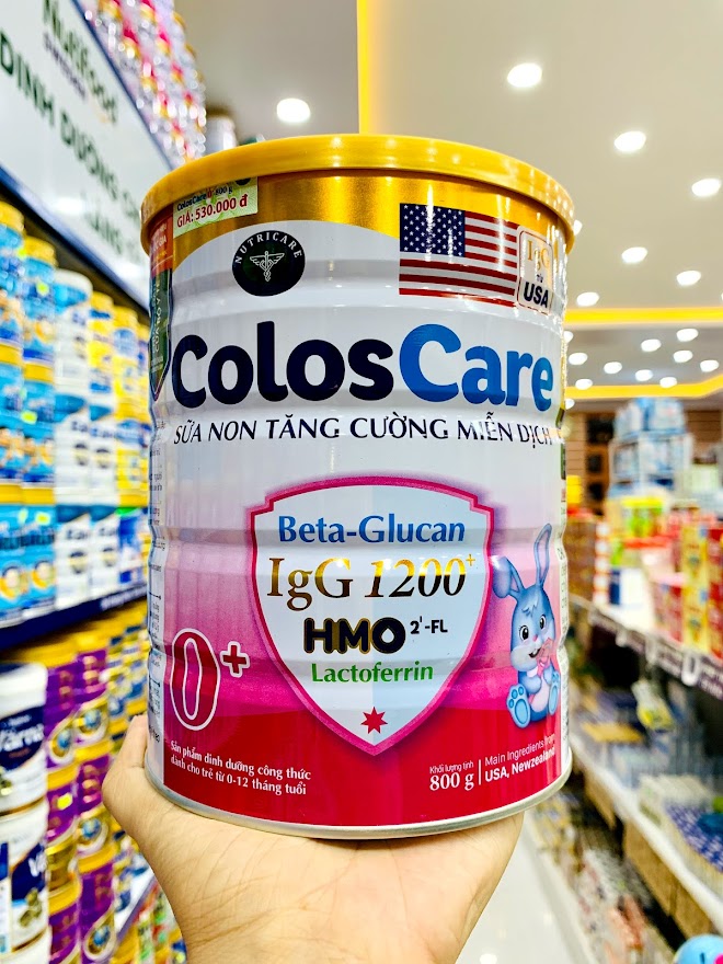 Chính Hãng - Sữa bột Coloscare 0+ - Chính hãng công ty Nutricare