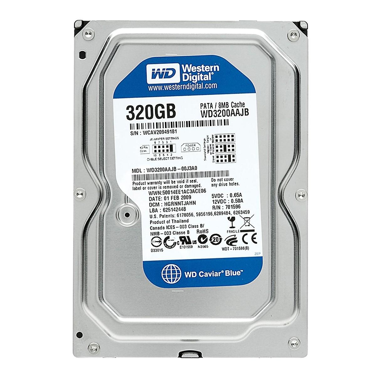 [HCM]Ổ cứng HDD 320GB Blue 3.5 inch SATA3 chất lượng giá mềm