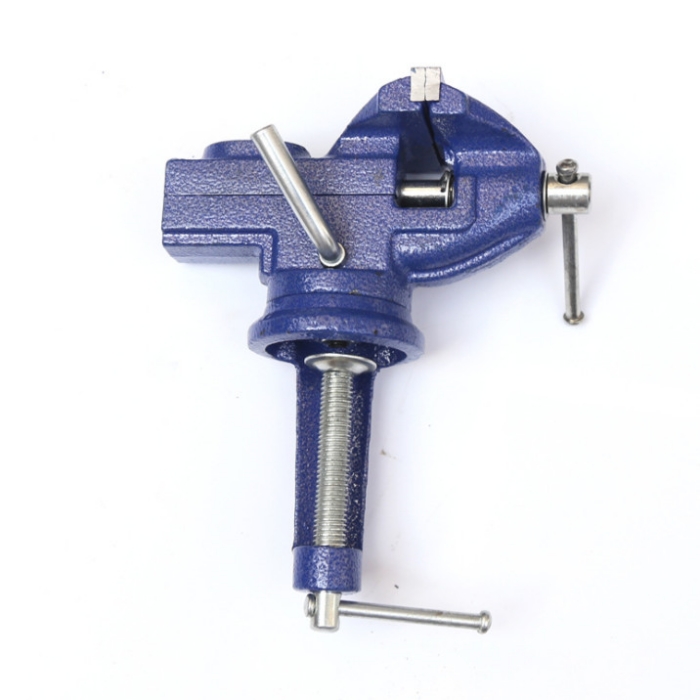 Ê tô kẹp bàn bằng gang đúc đa năng xoay 360 độ