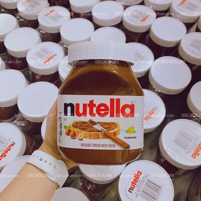 Mứt socola kem hạt dẻ nutella hazelnut spread 750g
