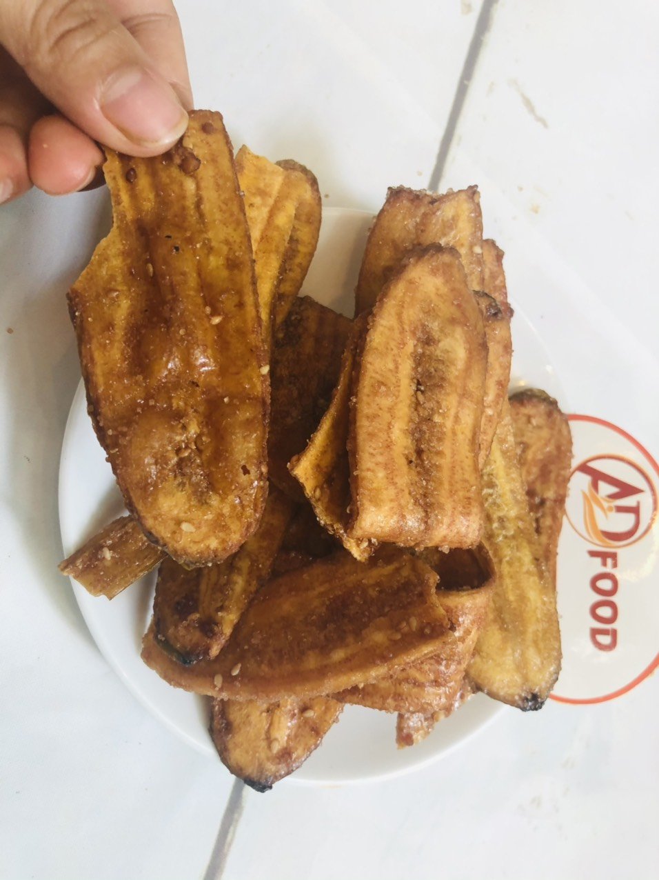 200g chuối sấy mè gừng giòn tan_Doanvatgiasi