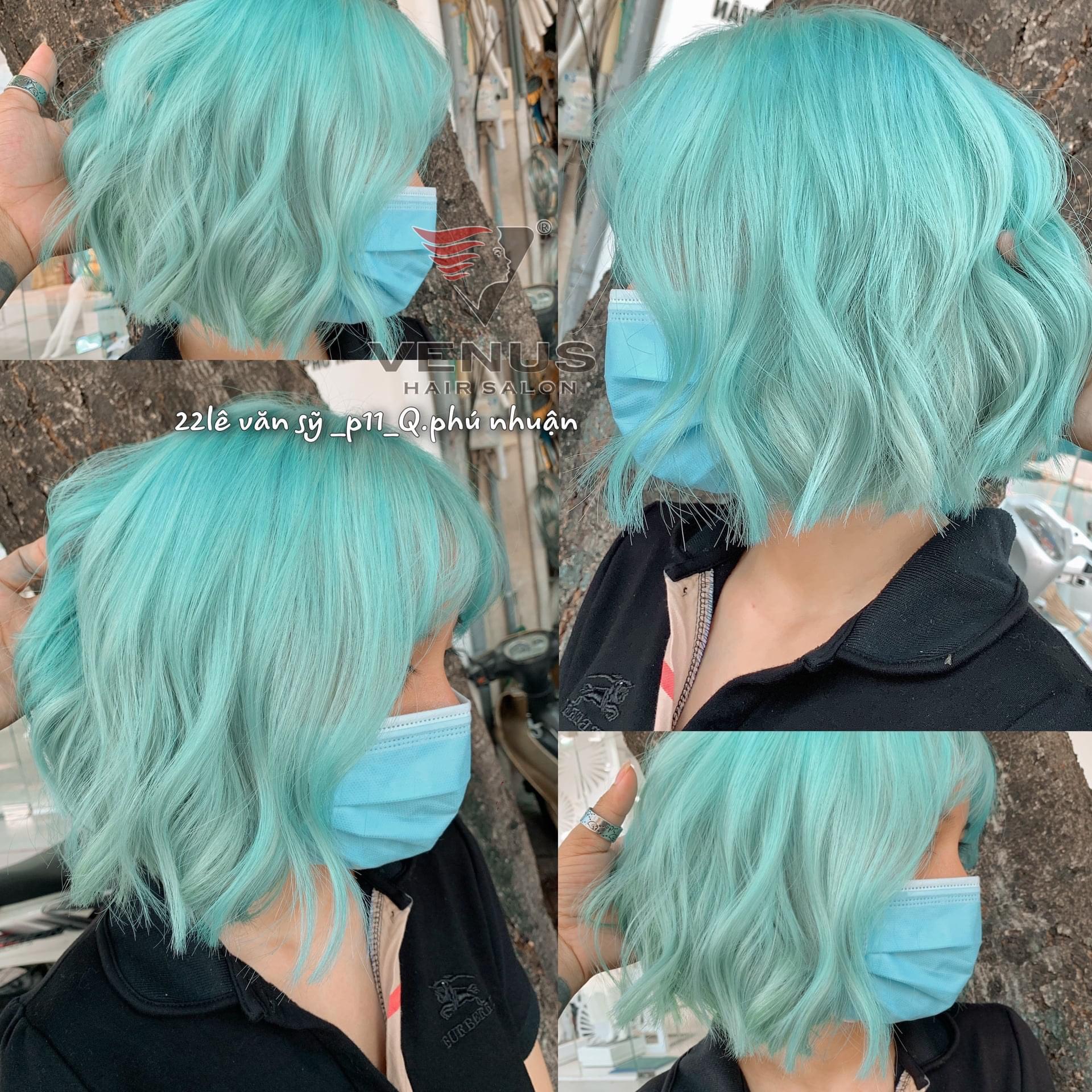 Đến cả màu tóc xanh pastel khó nhằn cũng phải chịu thua trước Quỳnh Anh Shyn