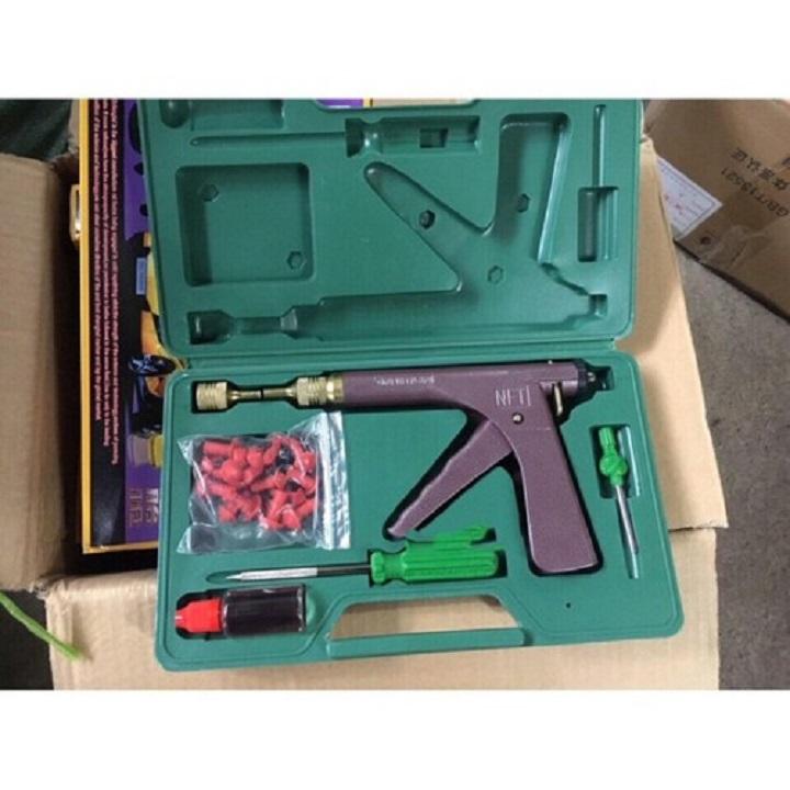 Bộ vá lốp không săm ô tô, xe máy chuyên nghiệp