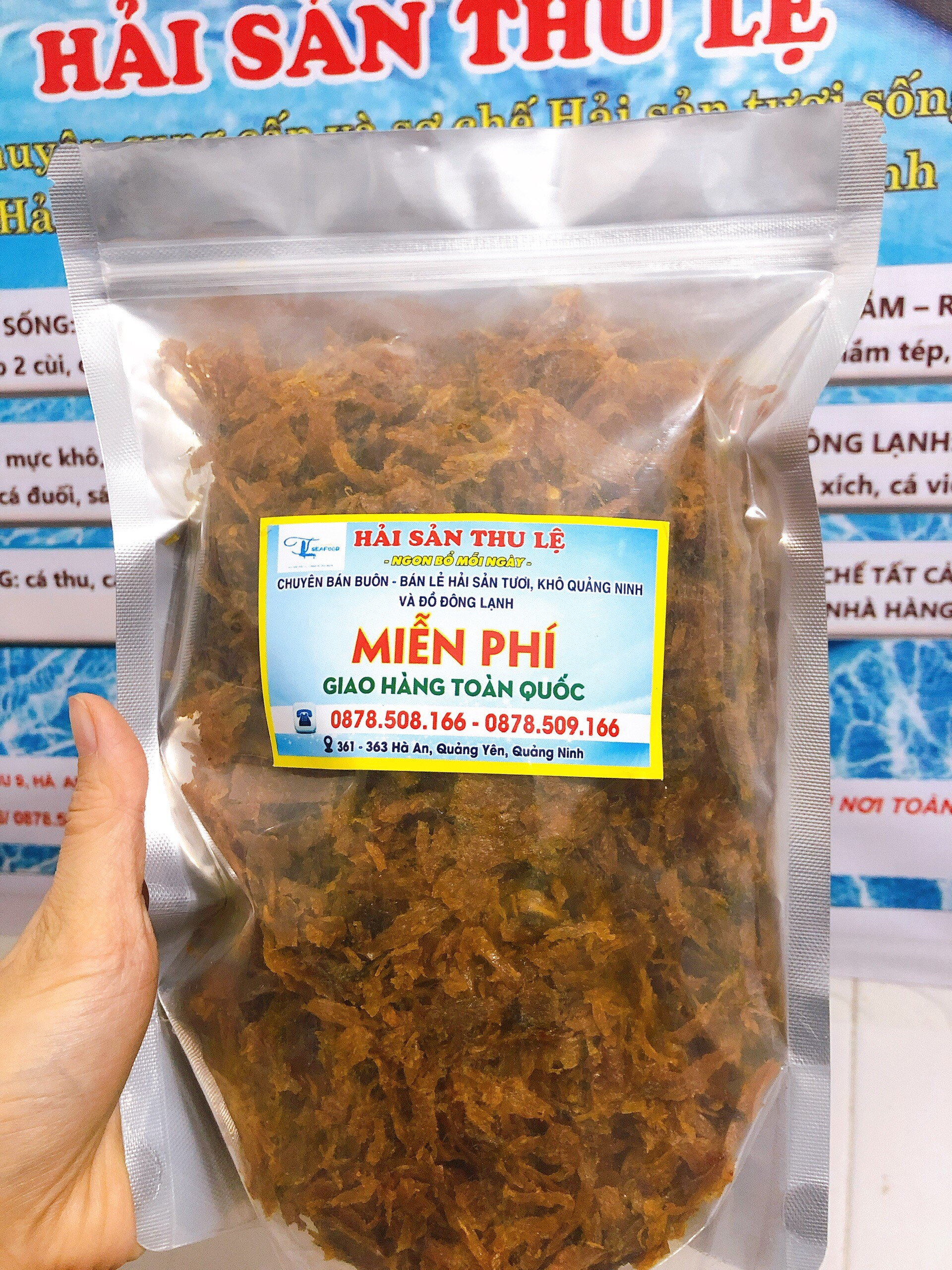 Mực rối cô tô - mực xé cay tl seafood mực rối cô tô - hải sản thu lệ