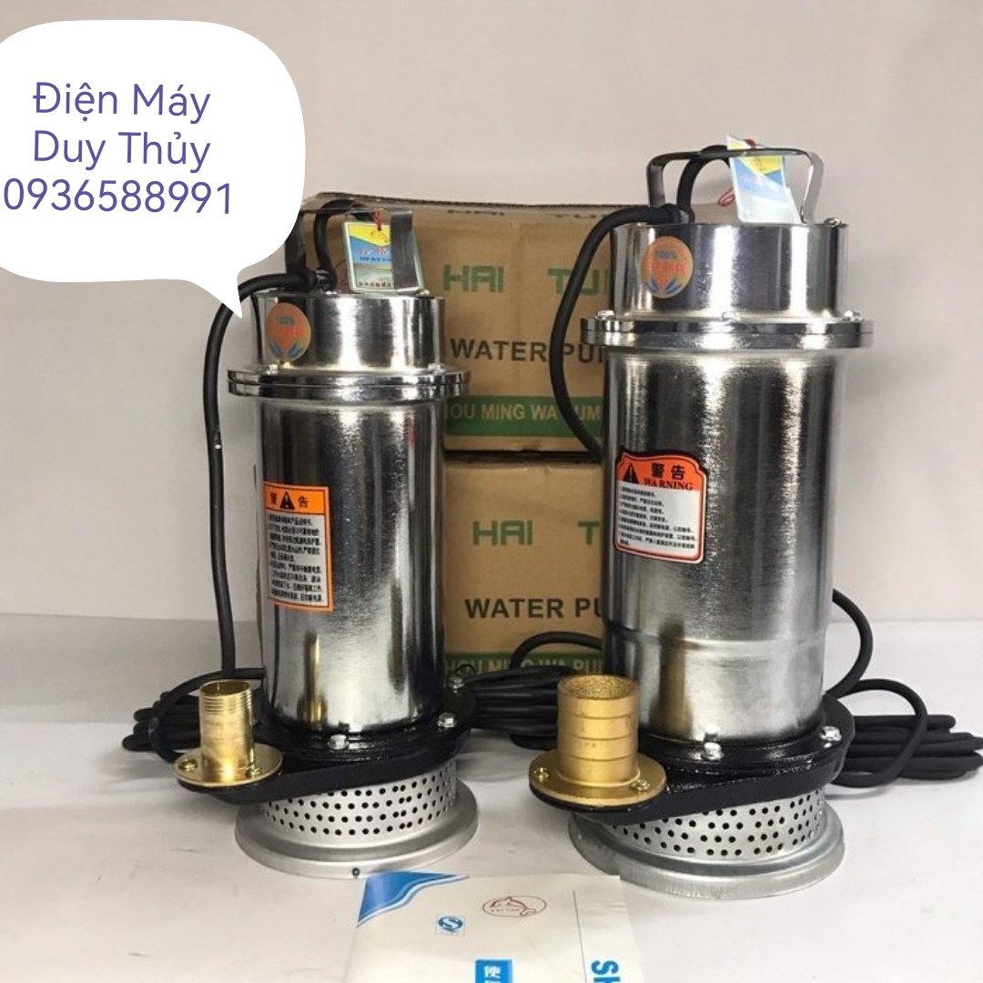 Máy bơm chìm bơm tõm inox 370w 750w 100% dây đồng