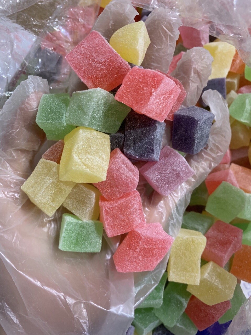Kẹo dẻo dâu sữa trái cây gói 500gr