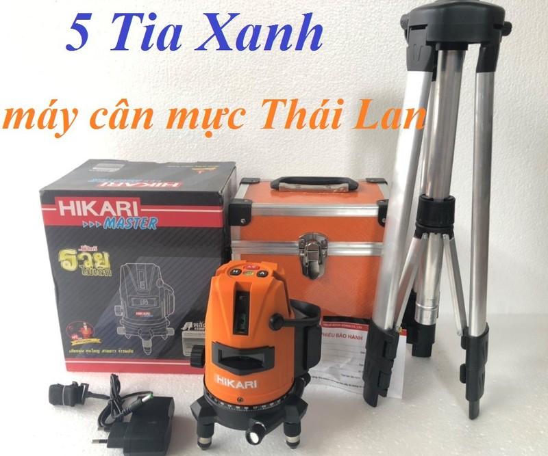 Máy cân bằng laser Hikari SL-5X, máy cân mực laser xanh, may ban cot xay dung - HK5X