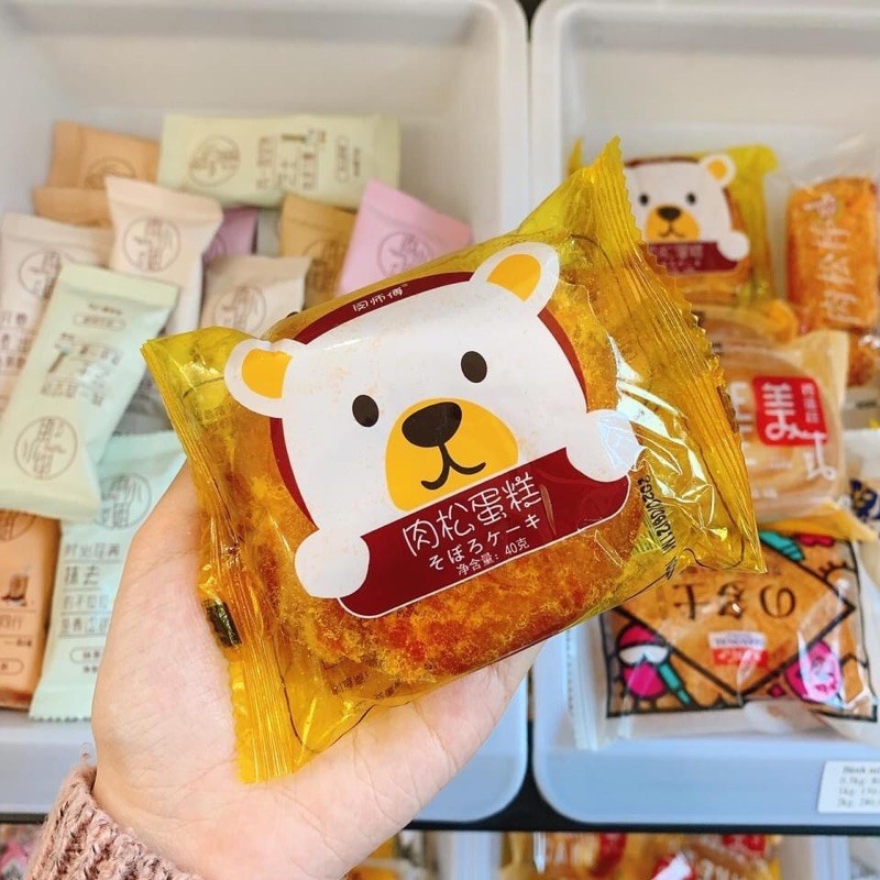 Bánh ruốc gấu date mớiBánh Gấu Đài Loan 12kg 30 chiếc 40g
