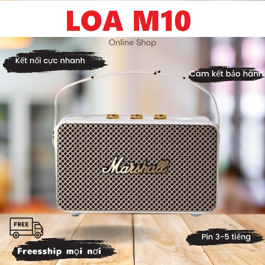 Loa bluetooth acton 2 loa bluetooth nghe chill phong cách cổ điển - new fullbox - âm thanh tuyệt vời , pin trâu 5h - bảo hành 3 tháng