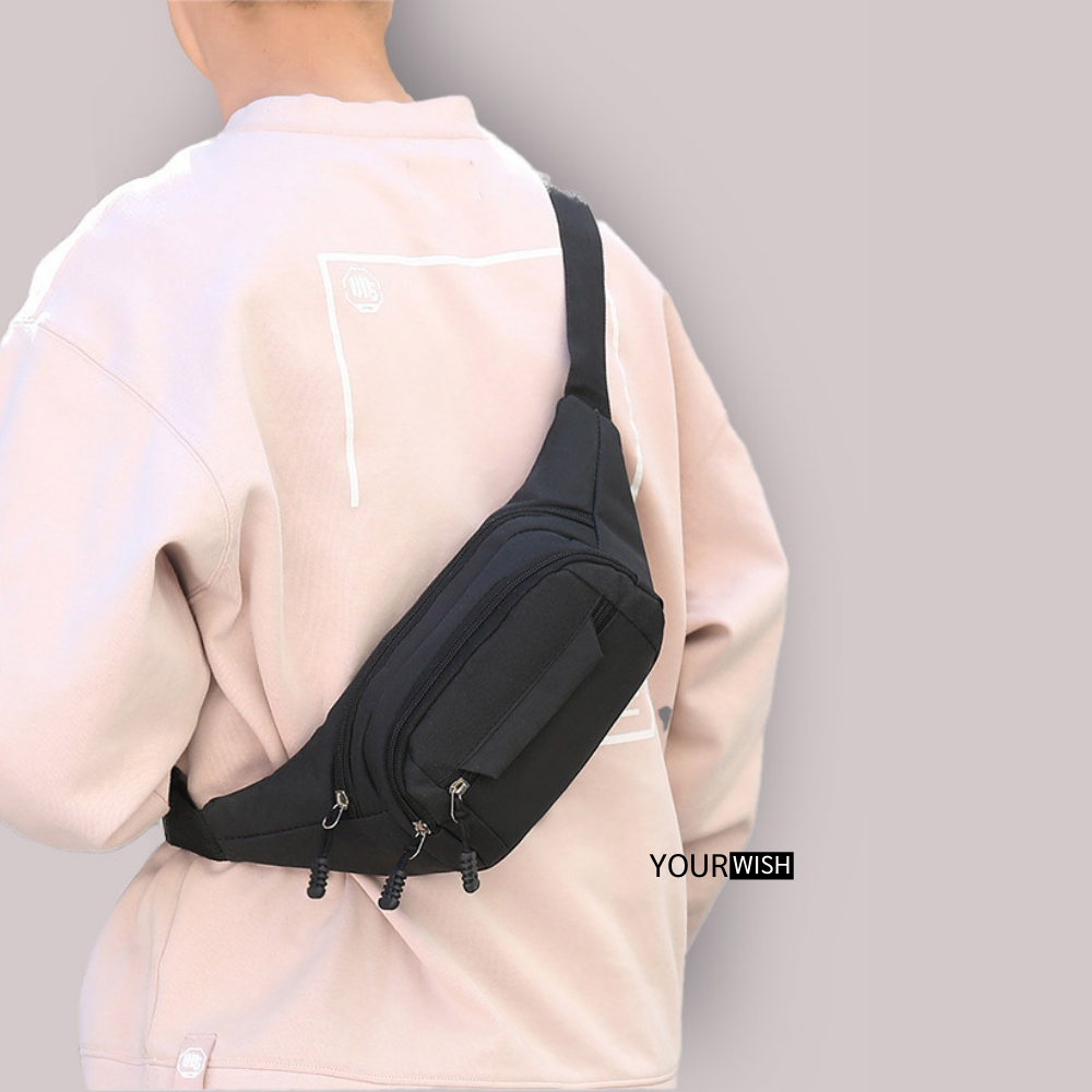 Túi đeo hông nam nữ thời trang, túi bao tử đeo chéo bụng đeo ngực thể thao nhỏ gọn chạy bộ tập gym hoạt động ngoài trời Kabek Kabe81