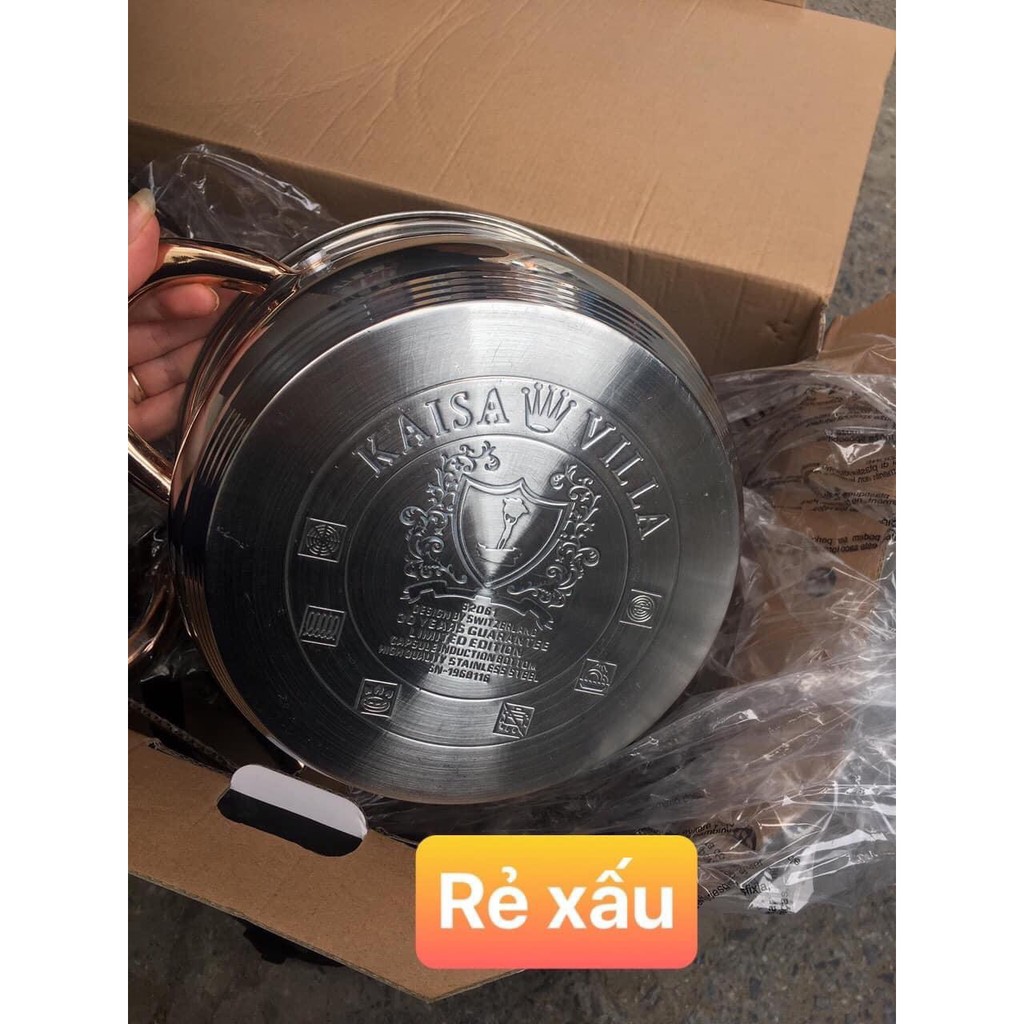 Bộ Nồi ANGELBERG 6 Món 12 Chi Tiết Nhập Khẩu