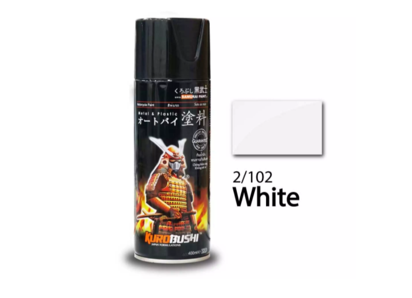 Sơn xịt samurai màu trắng - 102