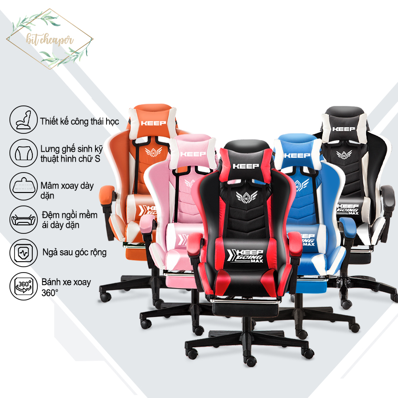 Ghế chơi game Ghế gia dụng thoải mái Ghế chơi điện tử Ghế văn phòng Ghế vi tính Ngai vàng của game Thủ
