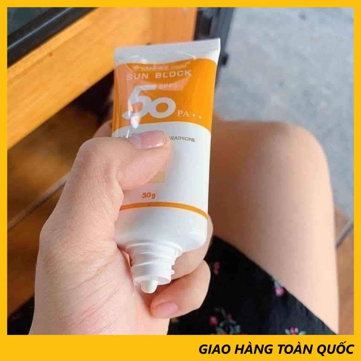 Kem chống nắng yanhee cream sun block 50spf thái lan