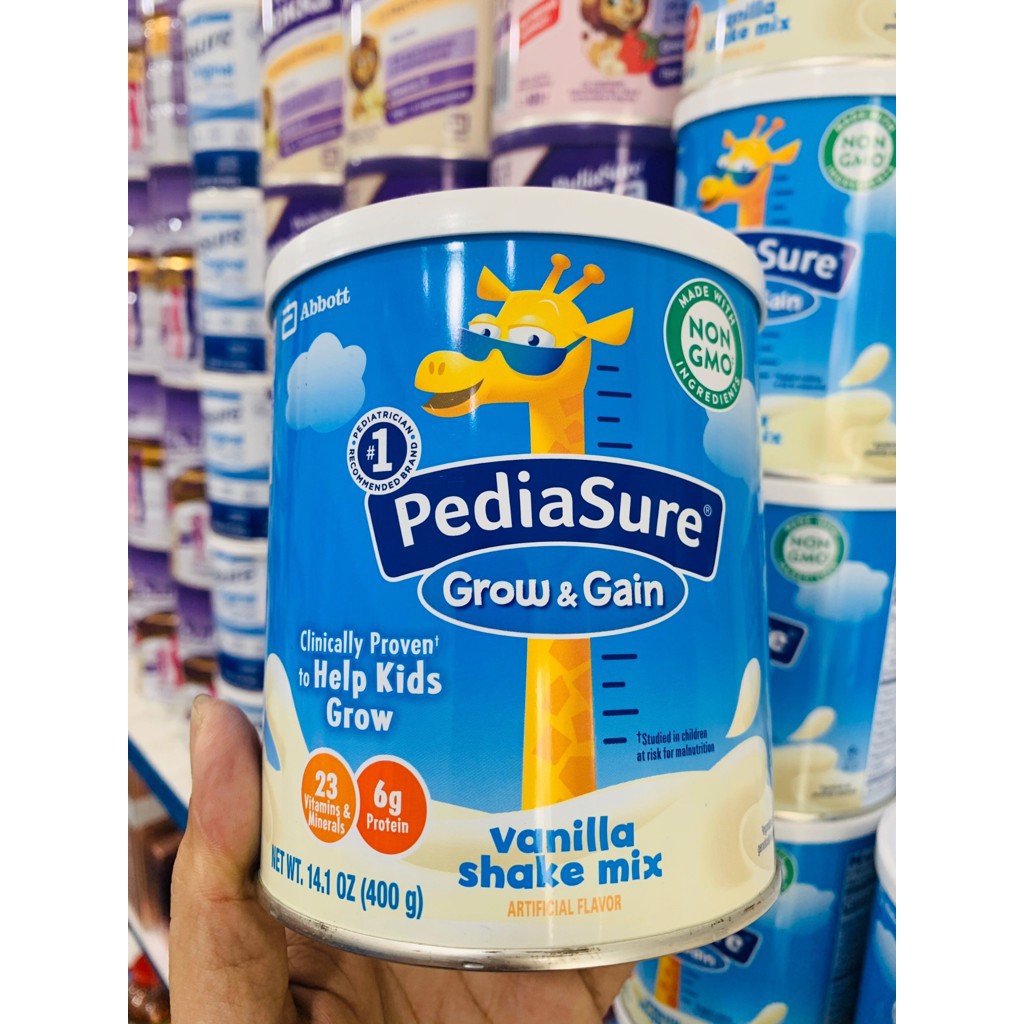 Sữa bột pediasure 400g hương vani cho bé từ 2-10 tuổi