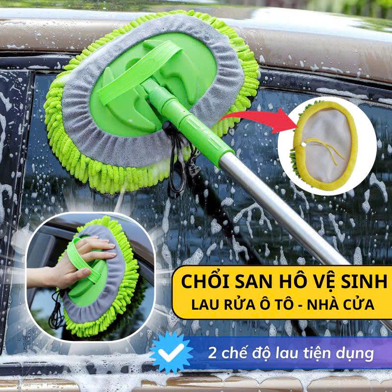 Car Window and Roof Cleaning Brush, 3-Step Extendable Brush for Cleaning Glass Doors, Floors, Multi-Purpose Handheld Coral Brush Giá 38,000 Đồng*Miễn phí vận chuyển