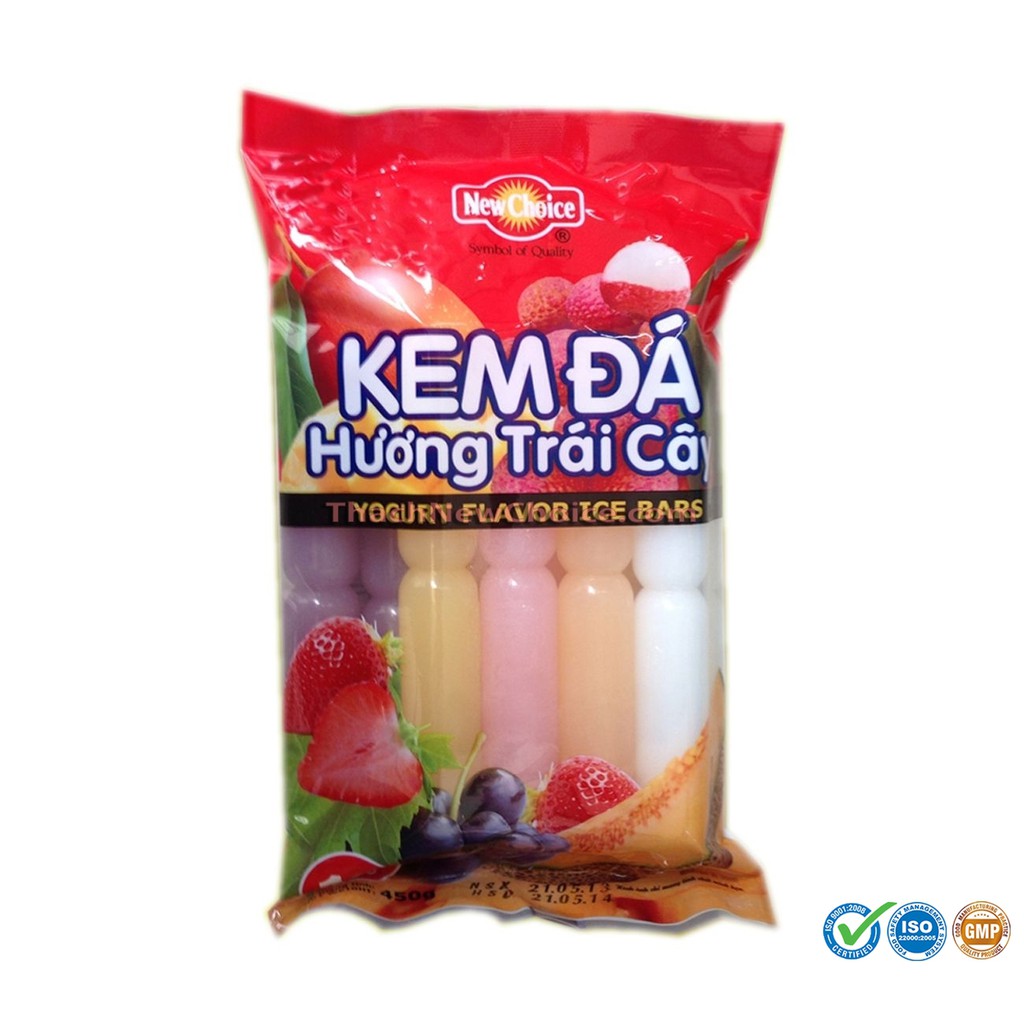Kem đá Hương trái cây New Choice gói 450g