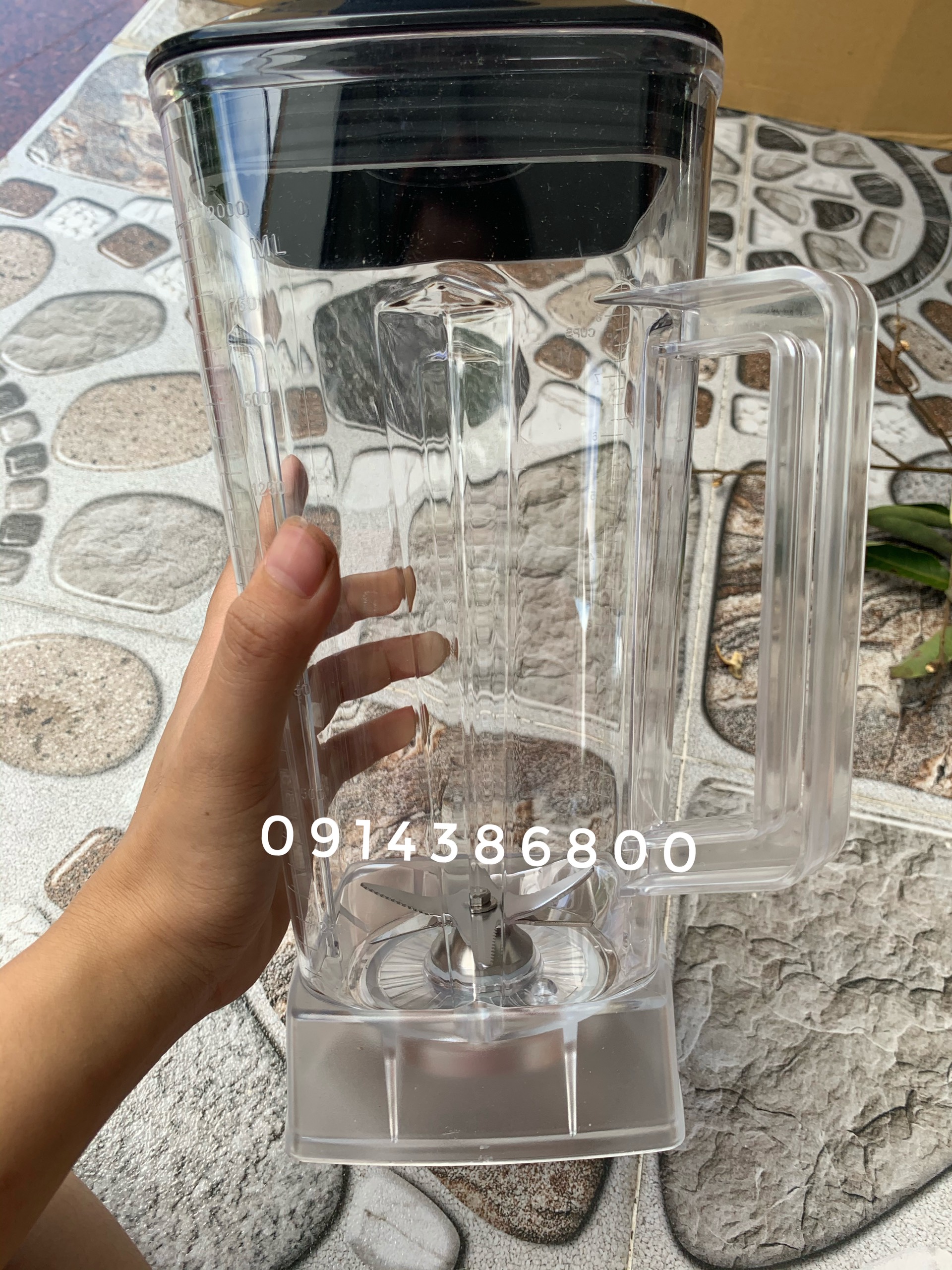 Bộ cối 2 LÍT máy xay sinh tố công nghiệp - HÀNG NHẬP KHẨU