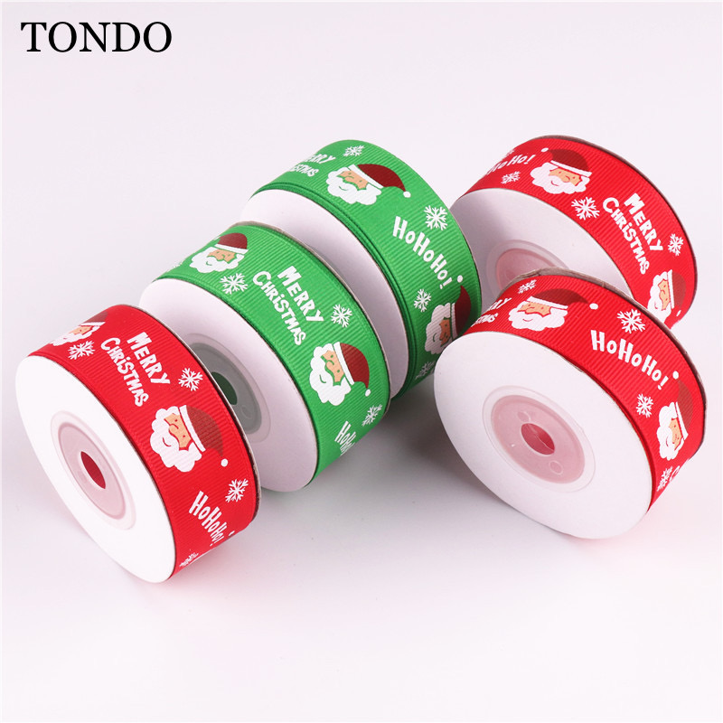 Ruy Băng Giáng Sinh Đẹp Bản 2,5cm Làm Nơ, Buộc Quà, Buộc Hoa