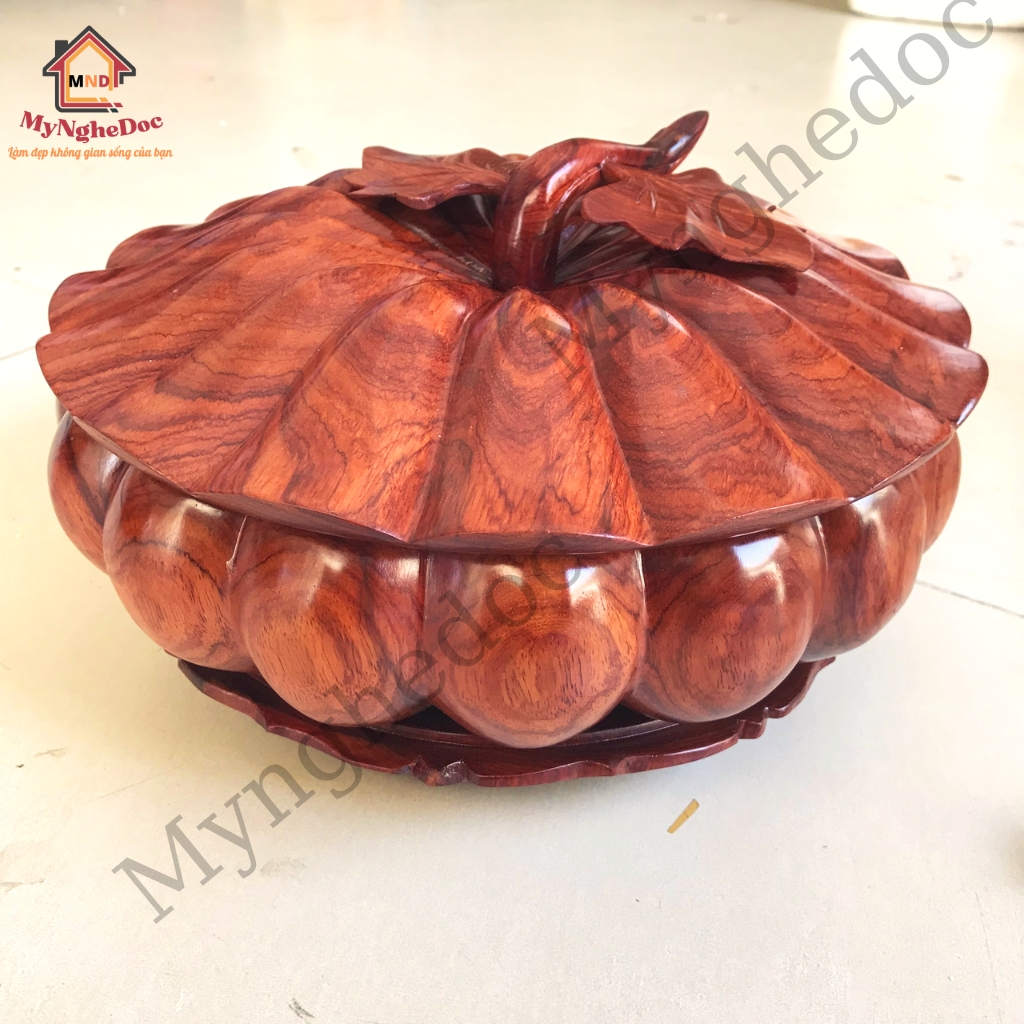 Khay đựng mứt bánh kẹo bằng gỗ hương trang trí Tết ,chất liệu gỗ cao cấp, bền đẹp theo thời gian