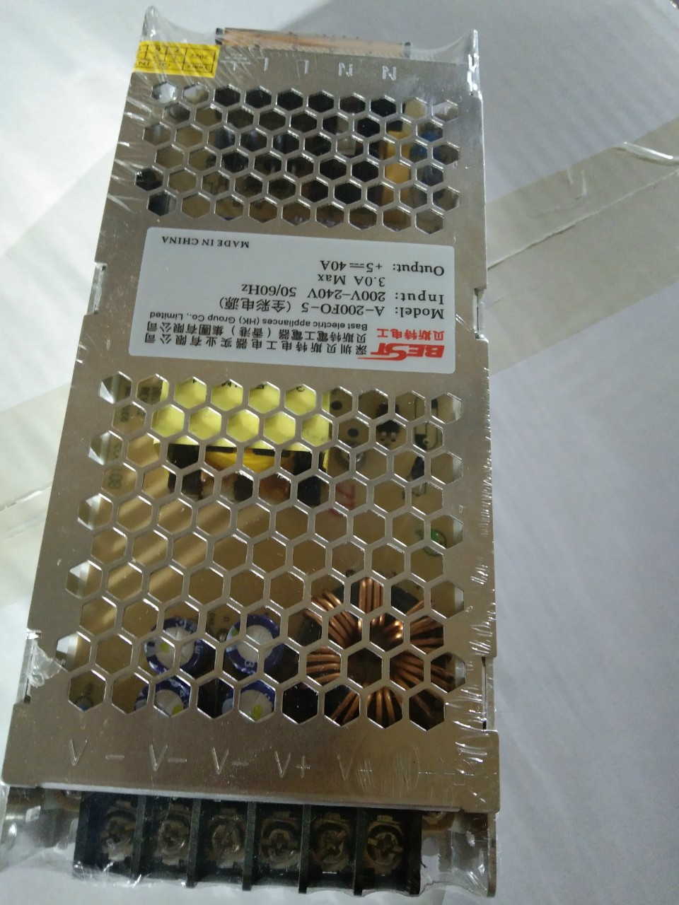 Nguồn 5V 40A siêu mỏng, nguồn trong nhà – Nguồn chuyên dụng màn hình LED ma trận