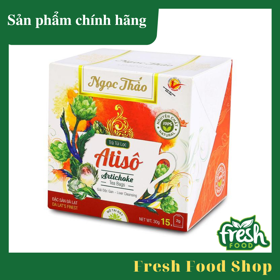 Hộp trà atiso Ngọc Thảo 15 túi lọc loại cao cấp