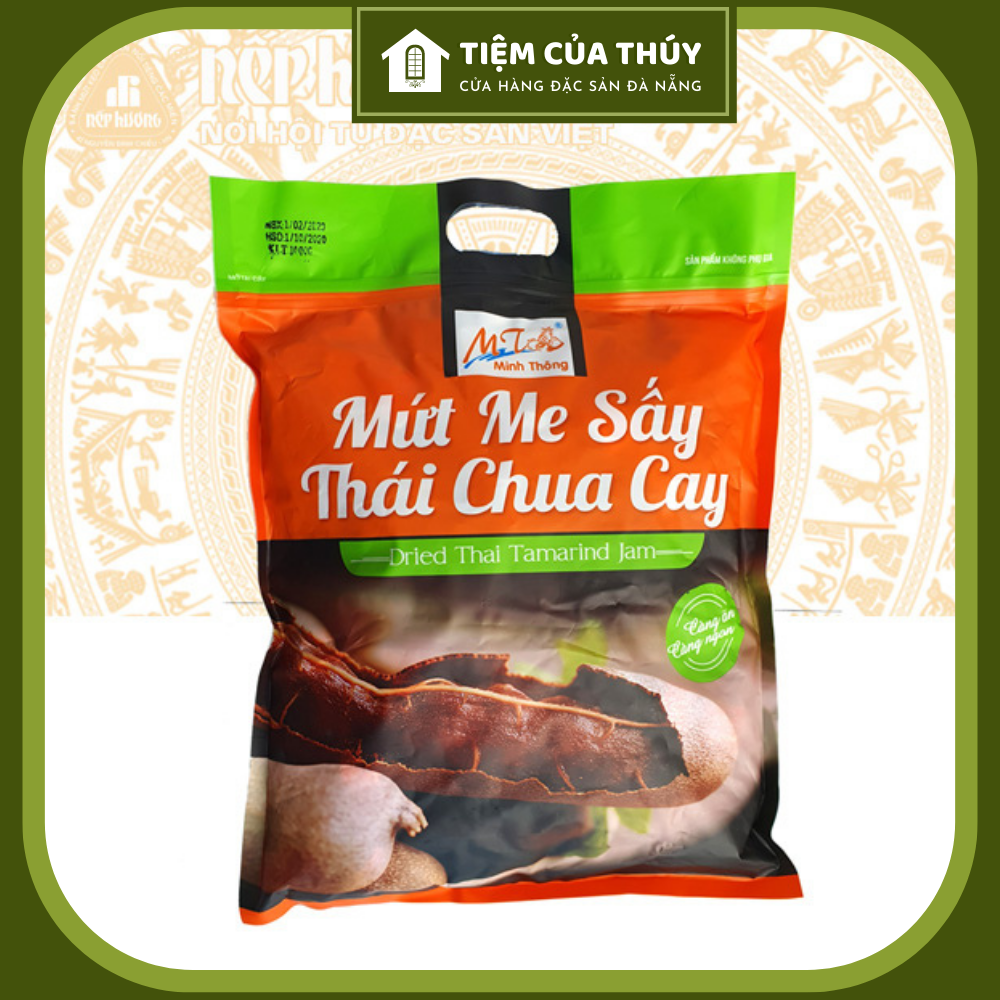 Kẹo Me sấy Minh Thông túi 1kg mứt me sấy thái chua cay ngon