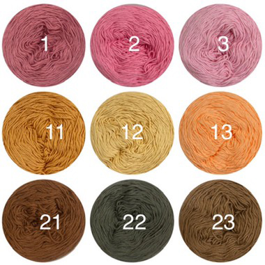 Bảng 2 : Len cotton việt nam ctvn sợi 1mm 100gram - Craft Yarn VN