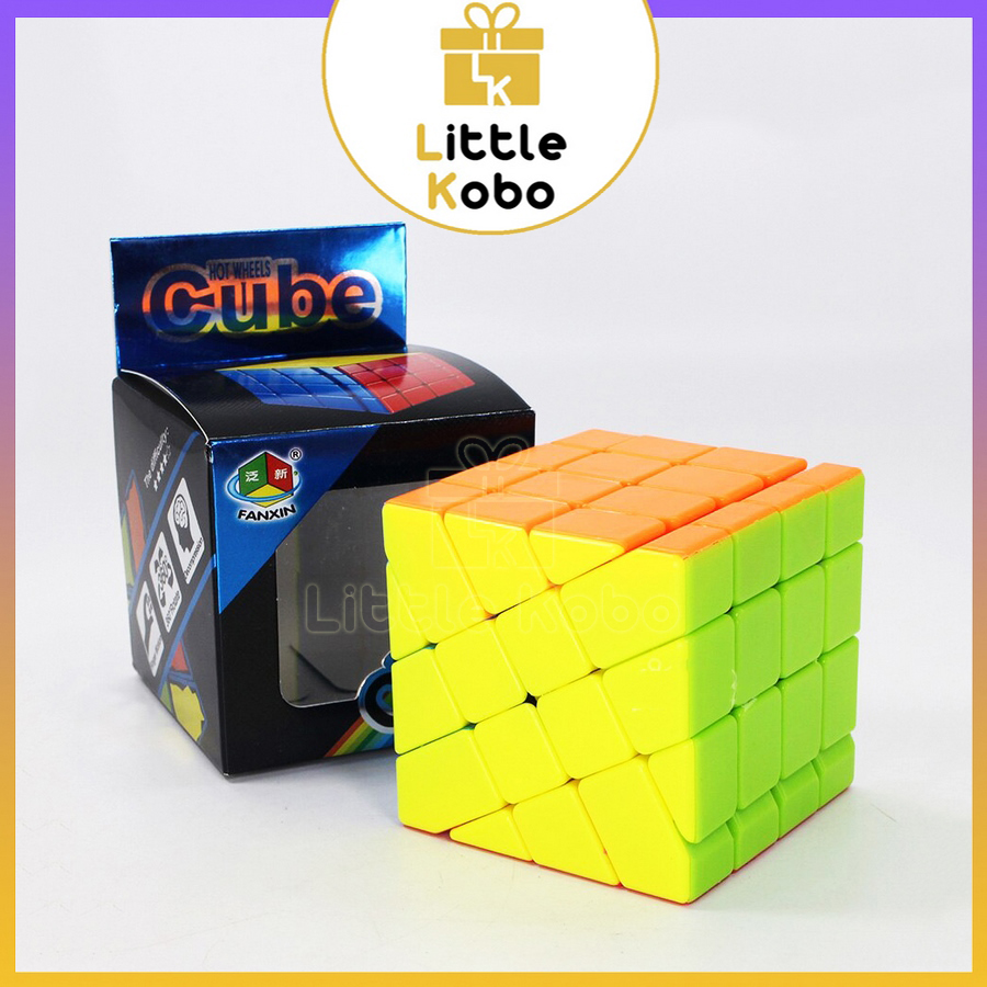 Rubik FanXin Windmill 4x4 Cube Rubic Biến Thể 4 Tầng Stickerless Cối Xay