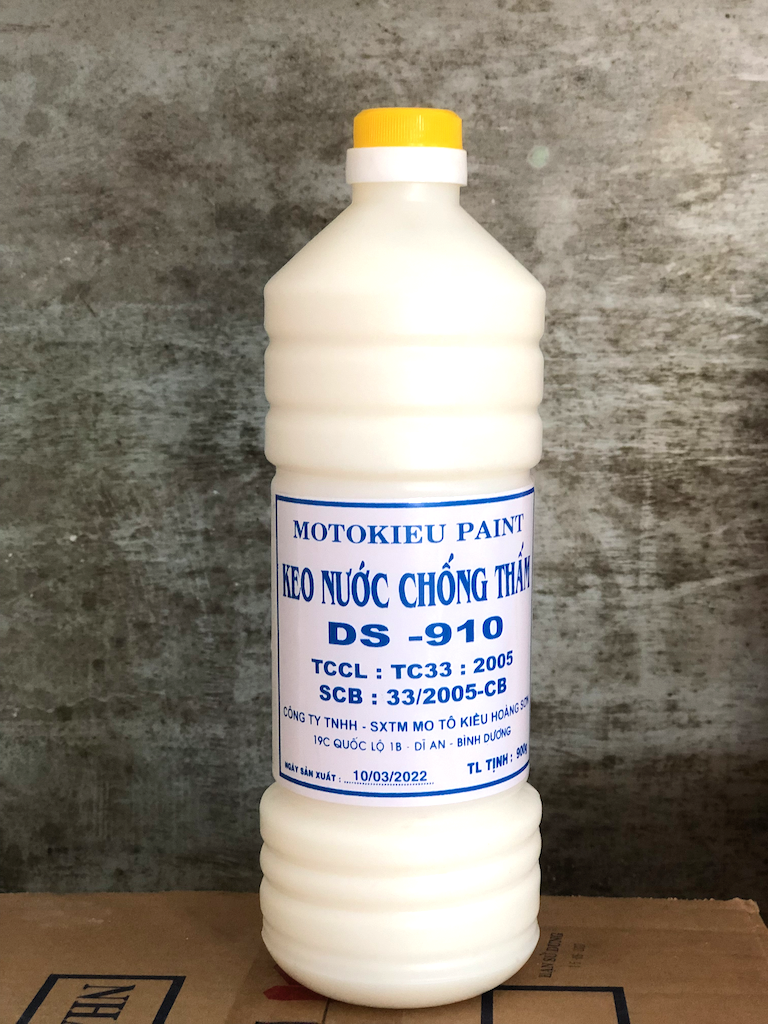 Keo nước chống thấm Moto kiều DS910 tạo bóng chống thấm cho các bề mặt