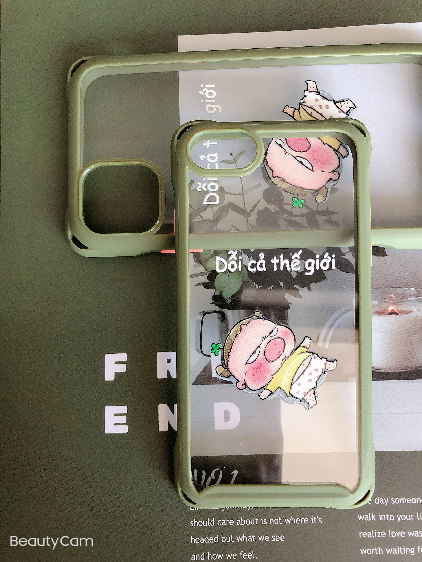 Ốp Lưng IPHONE Viền Màu In Quỳnh Aka Bảo Vệ 4 góc full dòng 6/6s đến 11promax- H Case