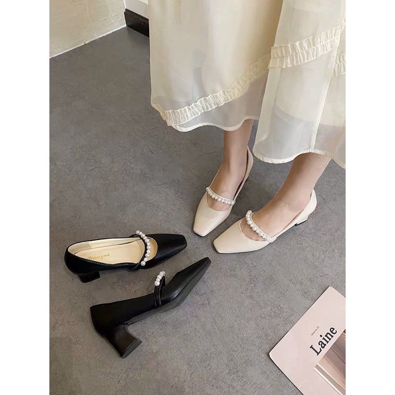 Order _ sẵn t38,39 _ giày mary jane quai ngang 2 màu
