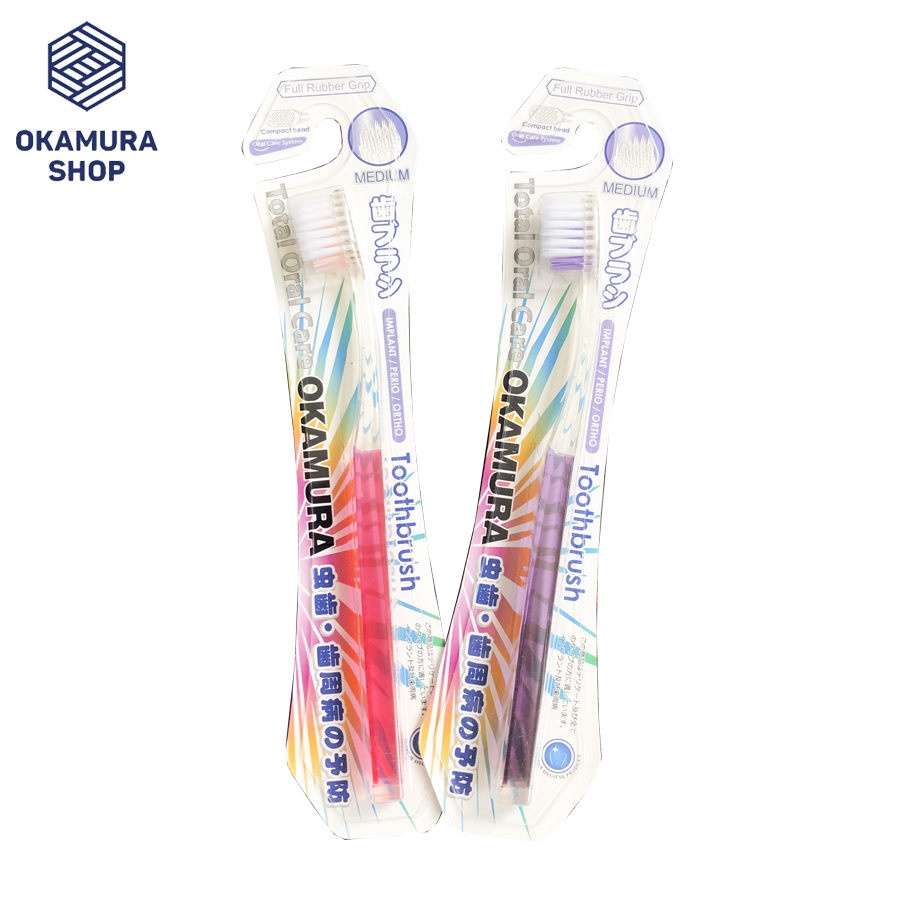 [HCM]BÀN CHẢI ĐÁNH RĂNG NIỀNG RĂNG OKAMURA DX 8 CẠNH SIÊU MỀM