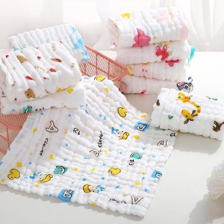 [SET 5 CÁI]Khăn Sữa Xô Sợi Tre 6 Lớp Siêu Thấm Loại Dày Cho Bé Sơ Sinh,Khăn Sữa Sợi Tre Xuất Nhật  An Toàn Kháng Khuẩn Sợi Tre Xuất Nhật⭐