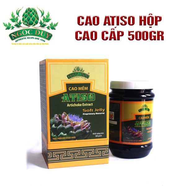 Cao atiso mềm cao cấp hộp 500gr