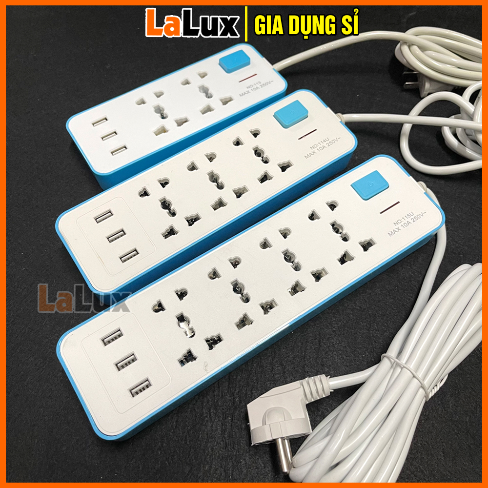 Ổ Cắm Điện Thông Minh Đa Năng CAO CẤP NHIỀU MẪU - Ổ Cắm Điện Đa Năng Chống Giật Chịu Tải, Phích Cắm Điện Có Cổng USB Tiện Lợi - GIA DỤNG LALUX