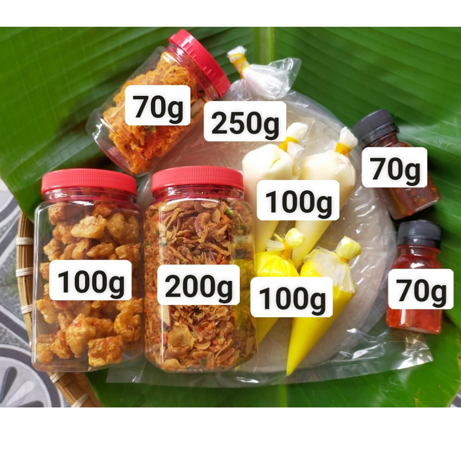 Combo bánh phơi sương kèm muối tép hành cay + bơ béo