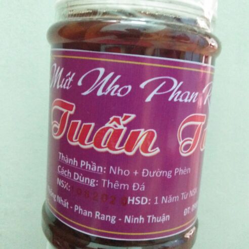 Mứt nho phan rang 500gr