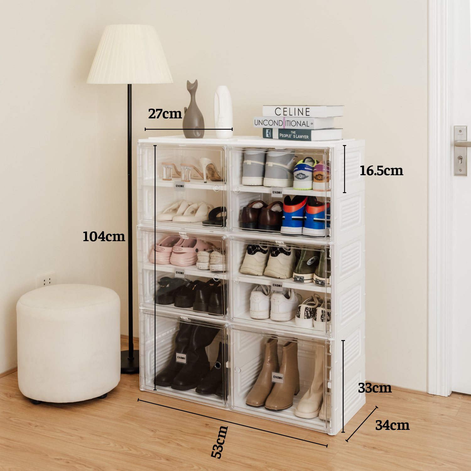 Tủ đựng giày gia đình enbox
