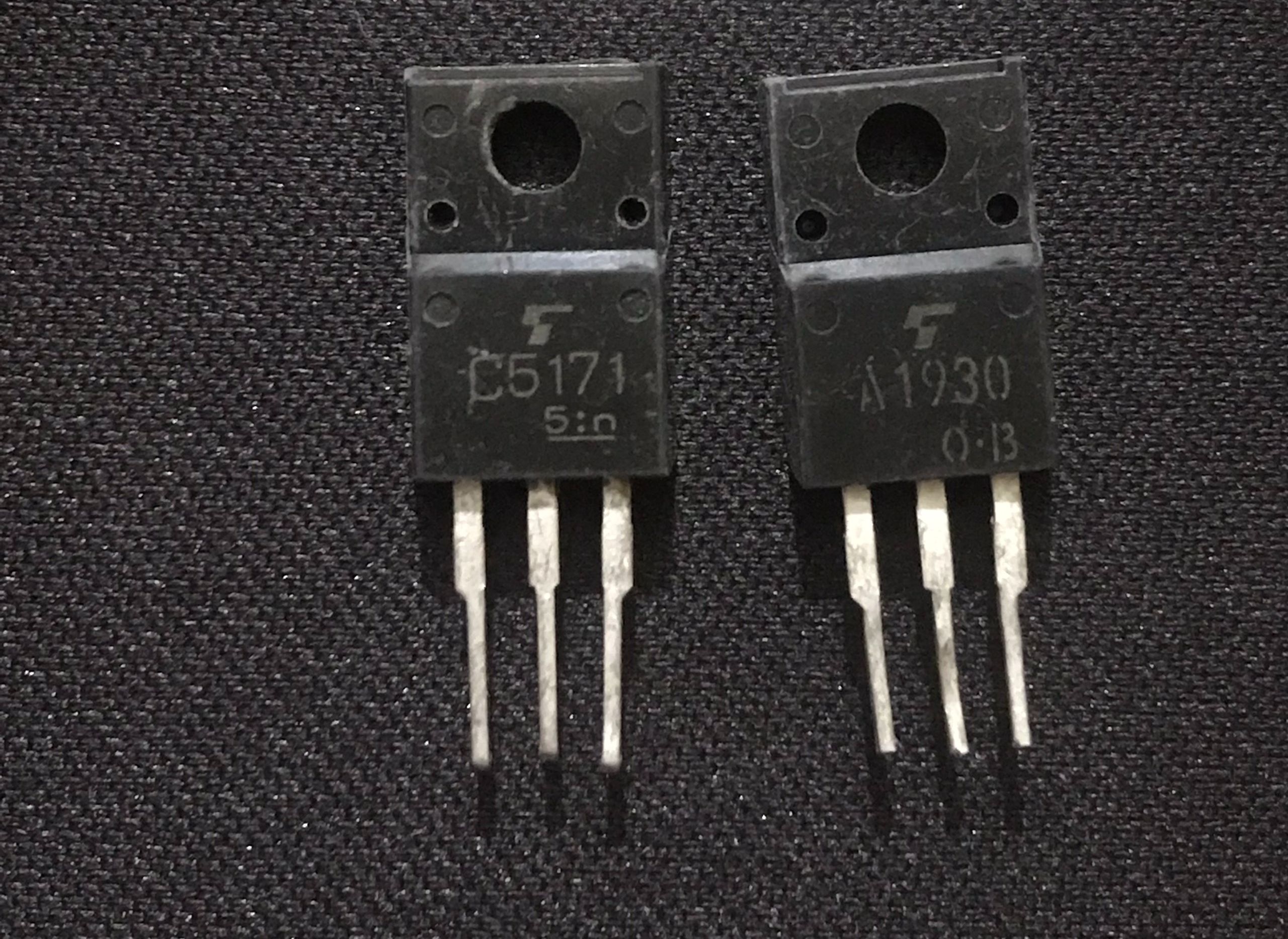 Linh kiện 10 cặp sò c5171 a1930 2sc5171 2sa1930 sò đệm tháo máy