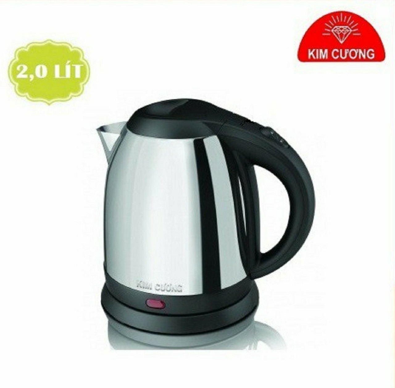 Bình đun siêu tốc kim cương kc.2iat, 2l, ấm siêu tốc kim cương kc.2iat, chính hãng, chất lượng, giá rẻ