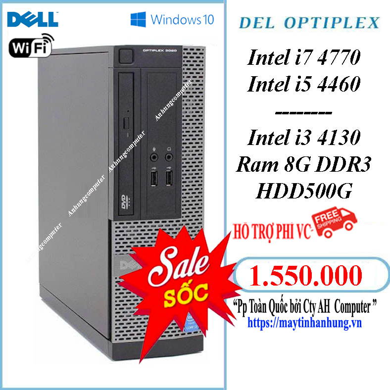 Máy tính đồng bộ dell core i7 intel 4th - dell optiplex 3020/7020/9020 - tặng usb wifi