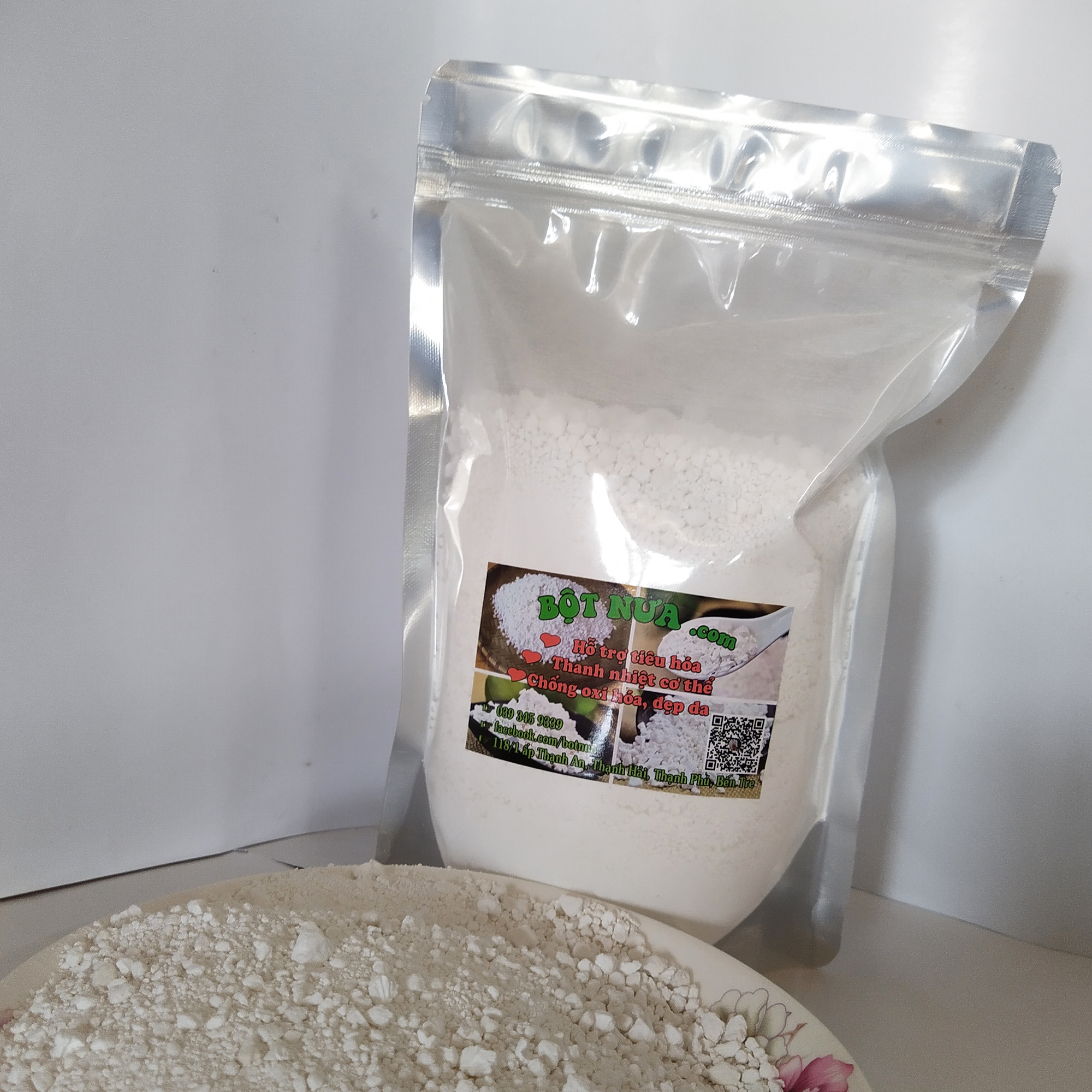 Bột nưa giá rẻ 500g, bột huyền nguyên chất. Chú Bộ Đội Store